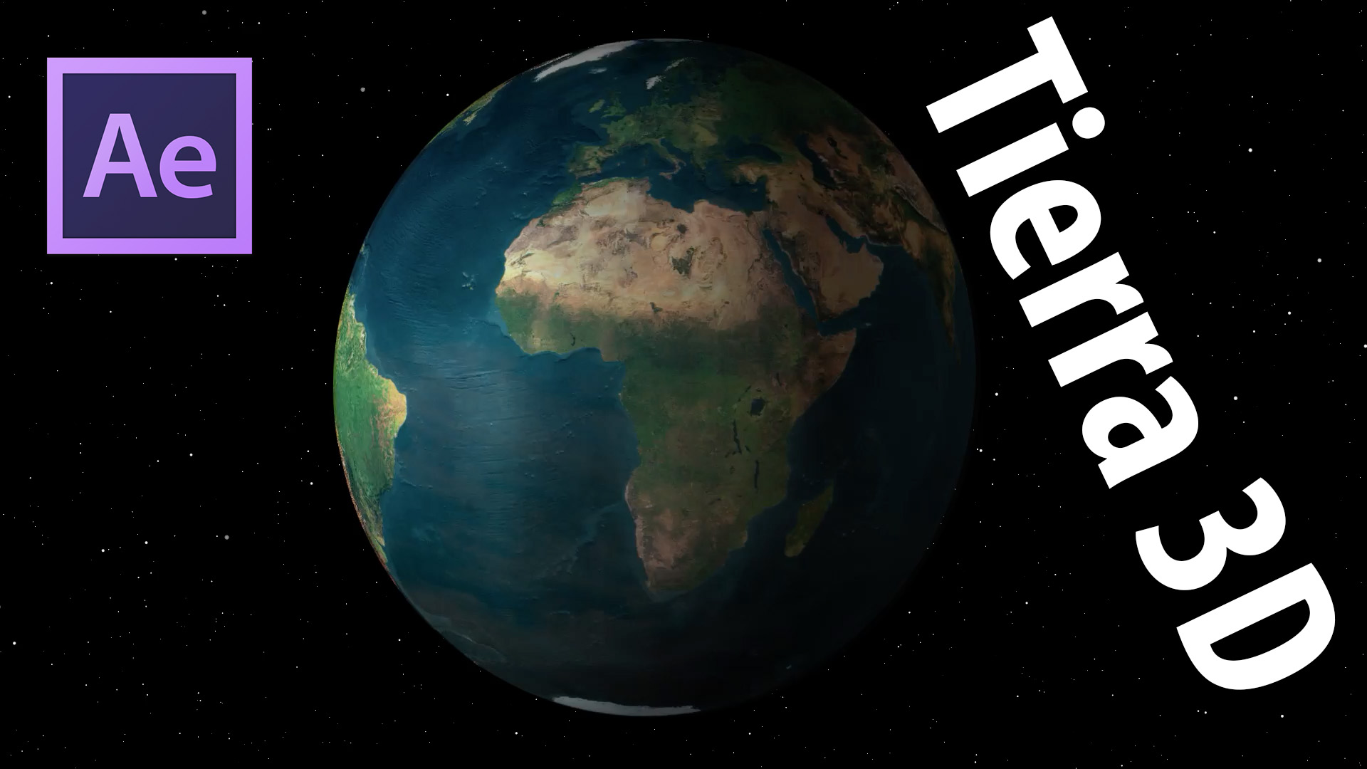 Tierra en 3D (After effects)